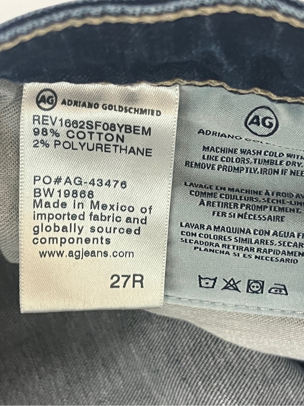 AG Adriano Goldschmied The Jodi Crop Jeans size 27 - Picture 8 of 8